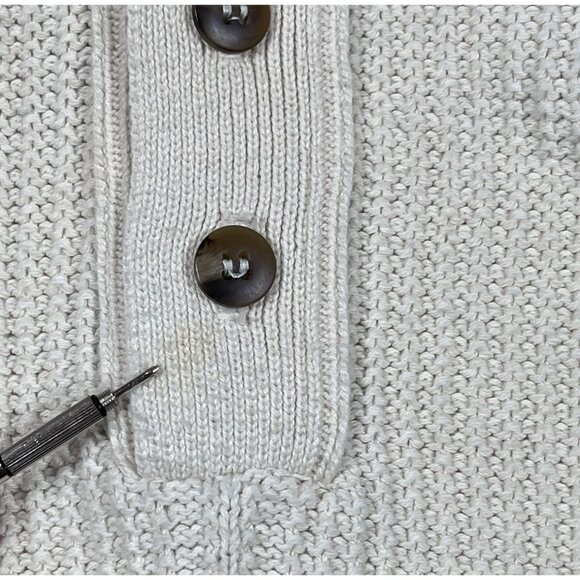 VTG VCC Vantage MultiMax Cinemax Henley Sweater Size XL - Made in the USA - Picture 5 of 7